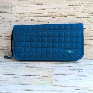 Lug Tango Travel Wallet Passport Holder Organizer Ocean Blue